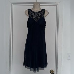Navy Blue Cocktail Dress